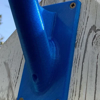 Giá đỡ cột cờ và phần đỉnh cột cờ (Flag Pole Holder & Top Part)
