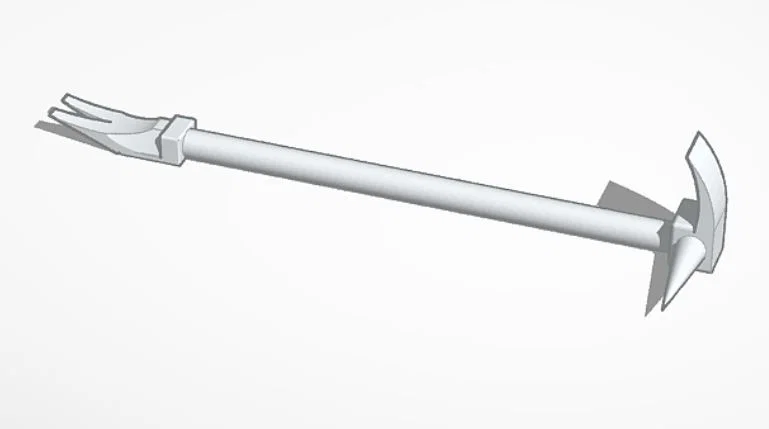 Mô hình xà beng cứu hỏa Halligan thu nhỏ in 3D cực độc đáo - Image 1