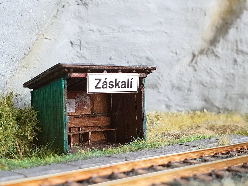 Mô hình trạm dừng tàu nhỏ TT 1:120 - Image 1