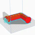 Giá treo cuộn filament gắn tường Honeycomb (Honeycomb wall spool holder) - Thumbnail 2
