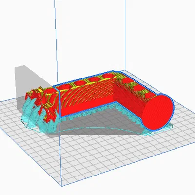 Giá treo cuộn filament gắn tường Honeycomb (Honeycomb wall spool holder)