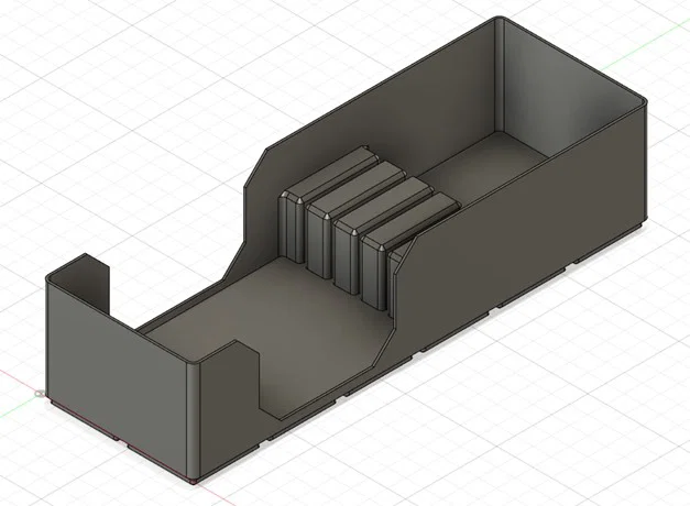 Khay Gridfinity đựng dao (Gridfinity knife bin) - Image 3