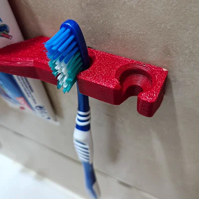 Giá treo bàn chải và kem đánh răng 3D tiện lợi