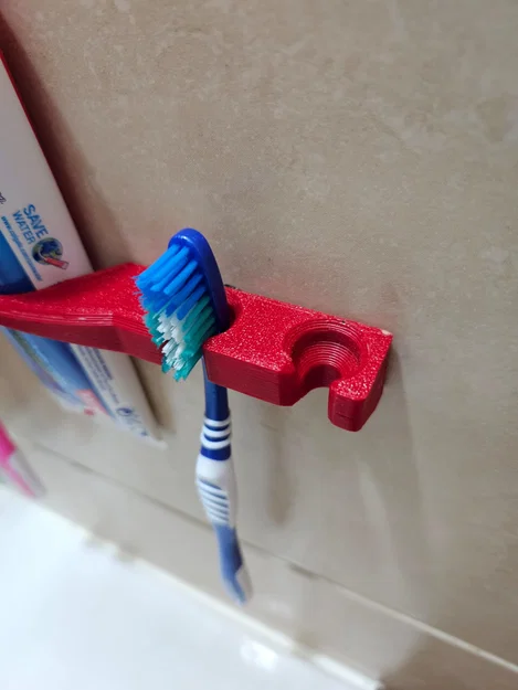 Giá treo bàn chải và kem đánh răng 3D tiện lợi - Image 2