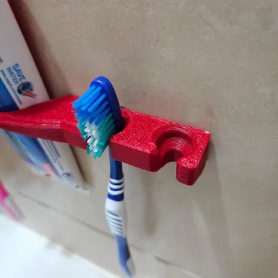 Giá treo bàn chải và kem đánh răng 3D tiện lợi