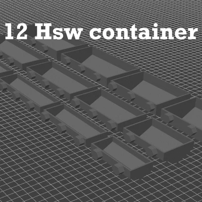 Khay Hsw bin/container - Giải pháp sắp xếp linh kiện cho tường Hsw