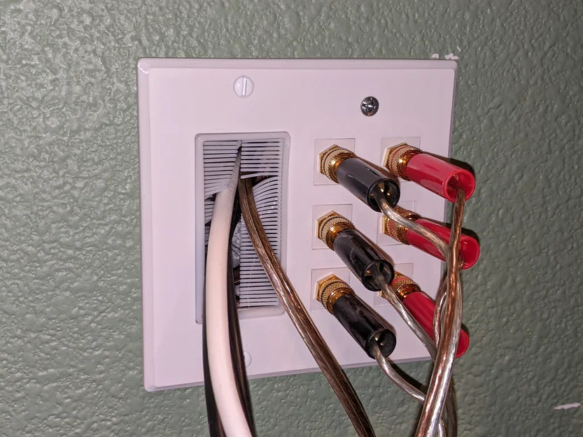 Mặt nạ ổ cắm 2/3/4 Gang kèm cổng Keystone và Deco Rocker - Image 4