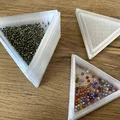 Khay đựng hạt tam giác xếp chồng (Triangular stackable beading tray) - Thumbnail 1