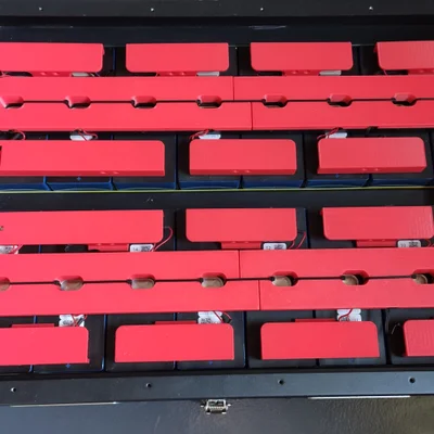 Ốp che terminal busbar cho cell LiFePo4 280Ah 6