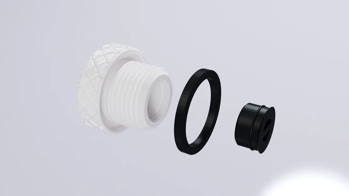 Nắp bụi chống nước cho bình/van lặn scuba (M25x2) - Image 5