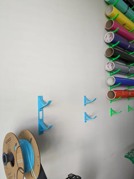 Khuôn mẫu 3D hỗ trợ lắp đặt giá treo cuộn Vinyl (Wallmount Template) - Image 1