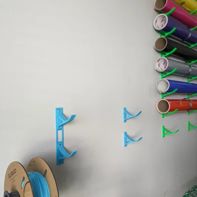 Khuôn mẫu 3D hỗ trợ lắp đặt giá treo cuộn Vinyl (Wallmount Template)
