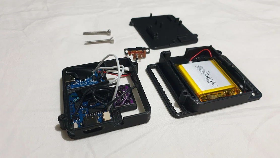 Case SlimeVR DIY - BM160 - Lolin Wemos D1 Mini V4 - TP4056 - Pin 1800mAh - 2P2T - Image 6