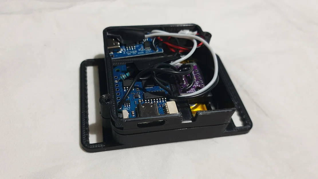 Case SlimeVR DIY - BM160 - Lolin Wemos D1 Mini V4 - TP4056 - Pin 1800mAh - 2P2T - Image 7