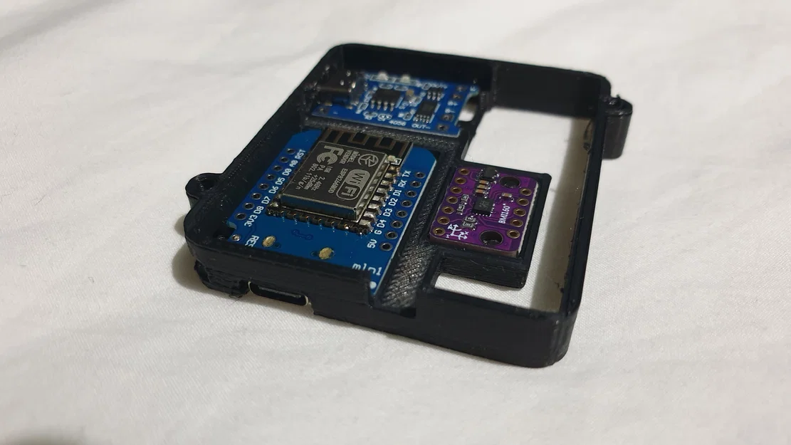 Case SlimeVR DIY - BM160 - Lolin Wemos D1 Mini V4 - TP4056 - Pin 1800mAh - 2P2T - Image 8