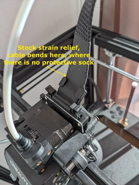 Phụ kiện chống gãy cáp cho máy in 3D Ender-5 S1 - Image 2