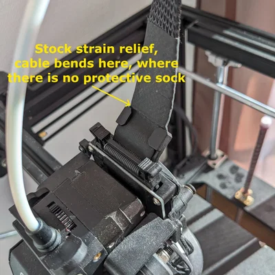 Phụ kiện chống gãy cáp cho máy in 3D Ender-5 S1