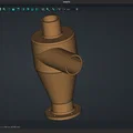 Bộ lọc bụi Cyclone Separator tự in 3D (Tách bụi ly tâm) - Thumbnail 1