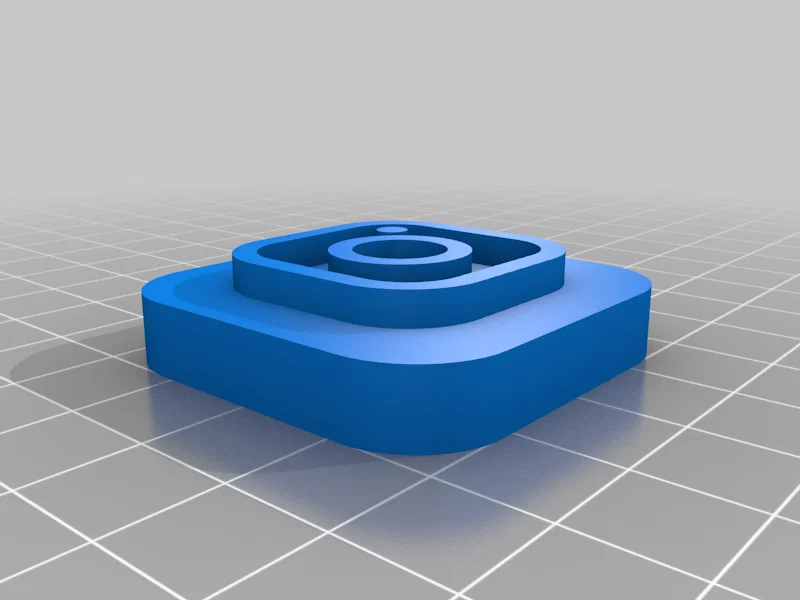 Bộ sưu tập 4 mẫu logo Instagram in 3D cực đẹp và dễ in - Image 2