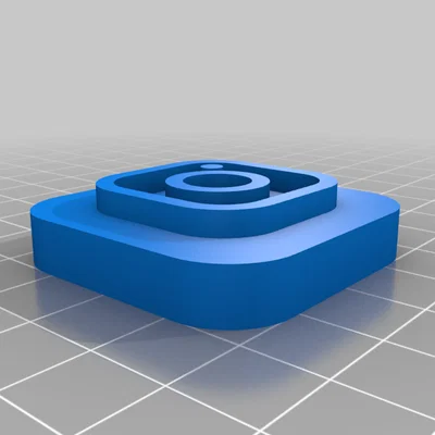 Bộ sưu tập 4 mẫu logo Instagram in 3D cực đẹp và dễ in