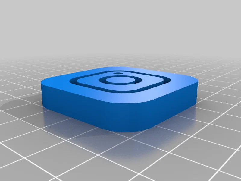 Bộ sưu tập 4 mẫu logo Instagram in 3D cực đẹp và dễ in - Image 3