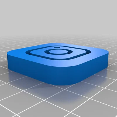 Bộ sưu tập 4 mẫu logo Instagram in 3D cực đẹp và dễ in