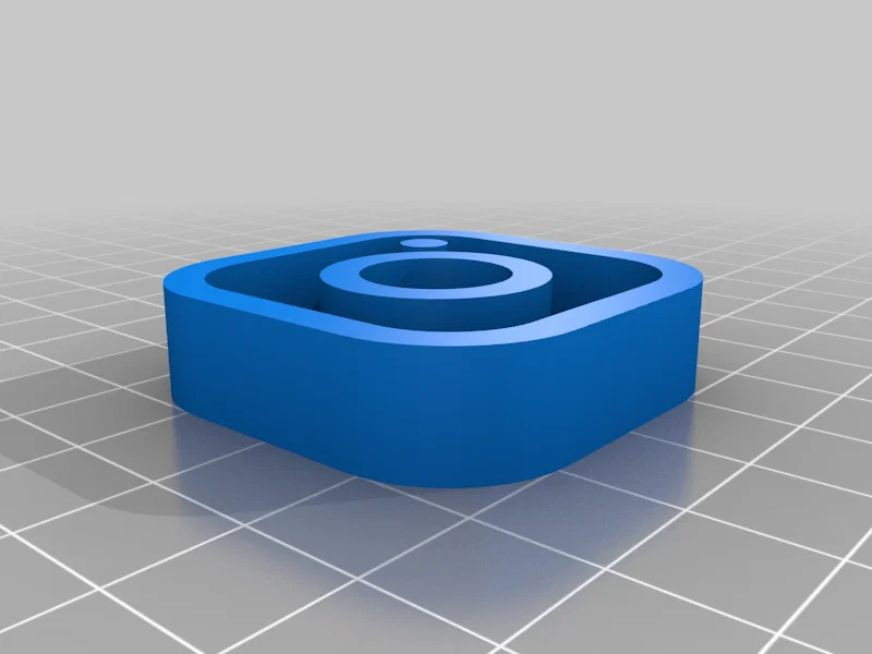 Bộ sưu tập 4 mẫu logo Instagram in 3D cực đẹp và dễ in - Image 4