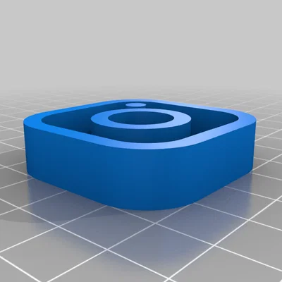 Bộ sưu tập 4 mẫu logo Instagram in 3D cực đẹp và dễ in