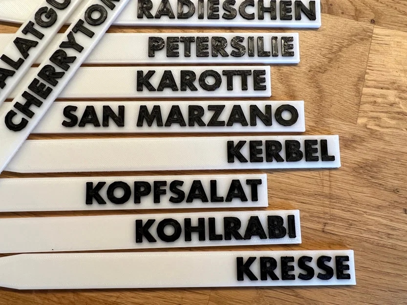 Bảng nhãn cây - Plant Labels (Pflanzenschilder) - Image 3