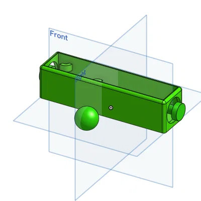 Mô hình súng bắn bóng mini (Ball Launcher) in 3D cực vui