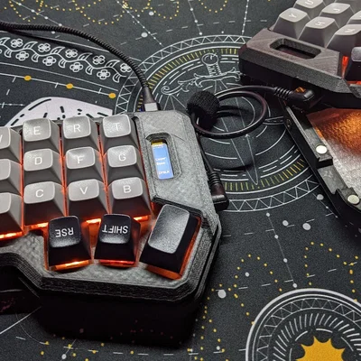 Case “The Tank” Corne v3 High Pro dày: underglow, tenting tùy chọn, gasket mount