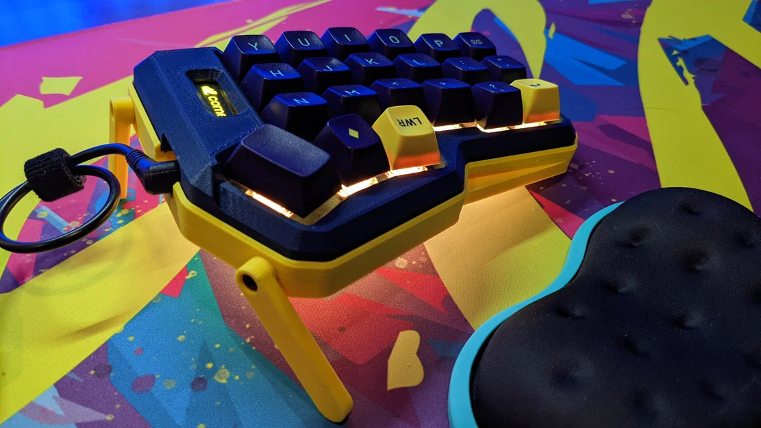 Case “The Tank” Corne v3 High Pro dày: underglow, tenting tùy chọn, gasket mount - Image 3