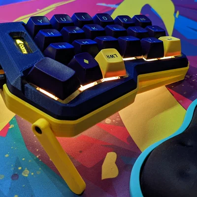 Case “The Tank” Corne v3 High Pro dày: underglow, tenting tùy chọn, gasket mount