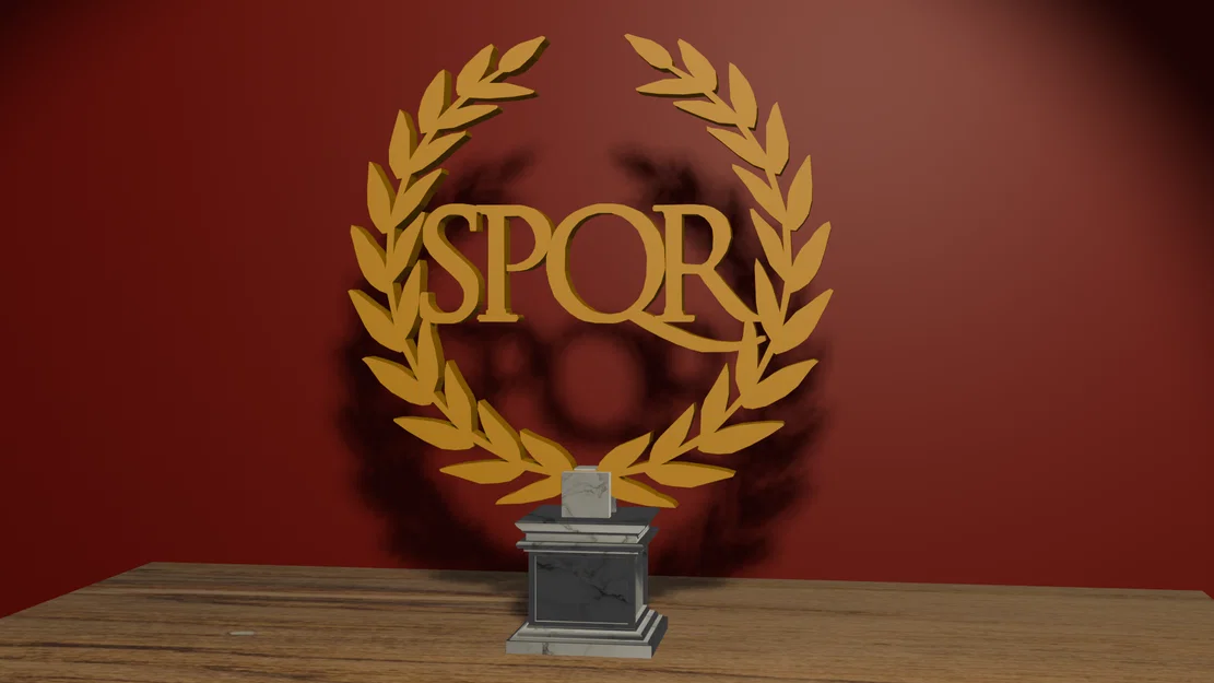 Đế biểu tượng Roman Empire - SPQR - Image 1
