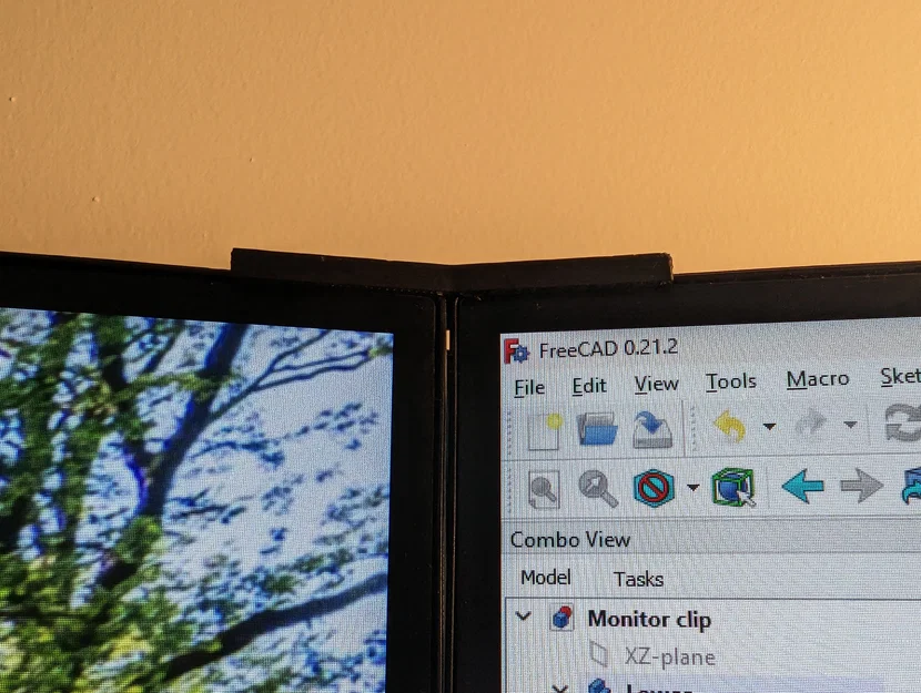 Ngàm kẹp nối 2 màn hình Dell 27 inch (Dual monitor coupler) - Image 1