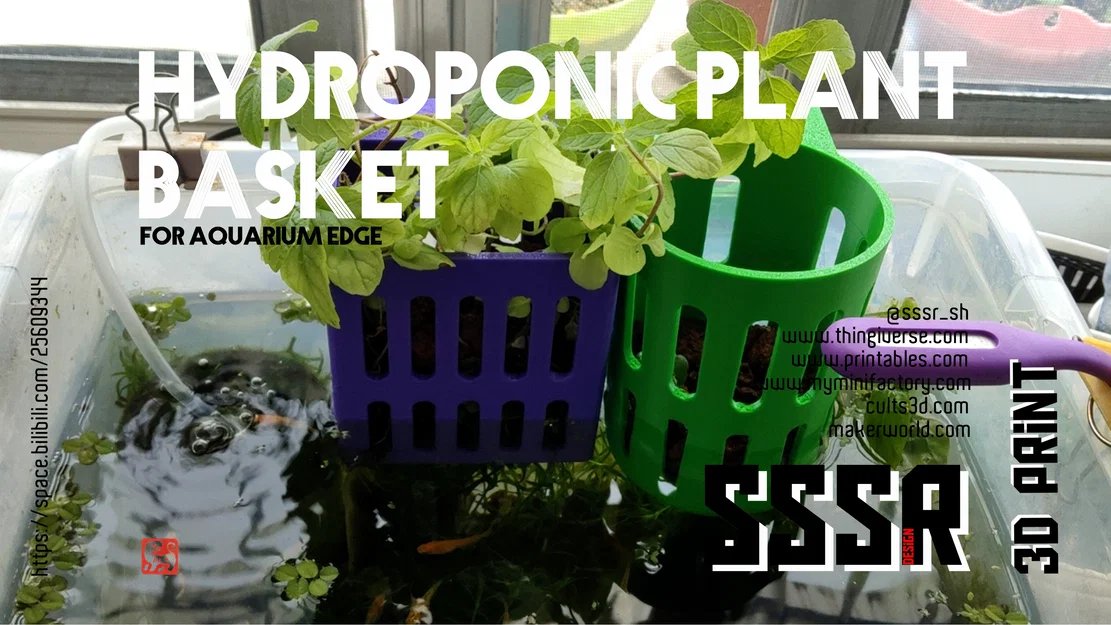 Giỏ Trồng Cây Thủy Canh (Hydroponic Plant Basket) - Image 1