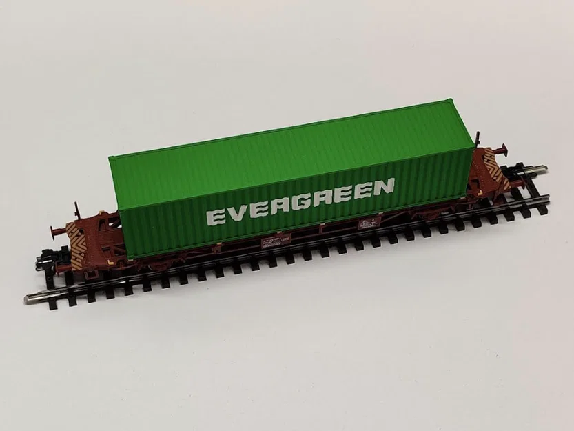 Toa container Green Cargo Lgjns 745/746 tỉ lệ H0 (1:87) - Image 2