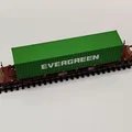 Toa container Green Cargo Lgjns 745/746 tỉ lệ H0 (1:87) - Thumbnail 2