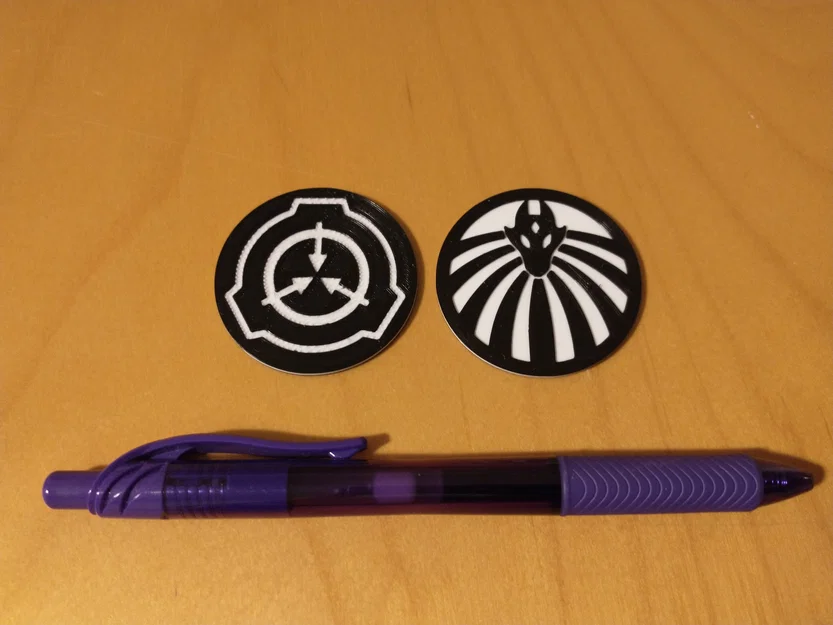 SCP Challenge Coin: MTF Epsilon-11 (Nine Tailed Fox) - Image 1