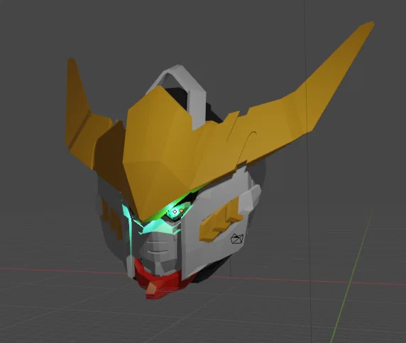 Mô hình đầu Gundam Barbatos cho Dummy 13 cực chất - Image 1