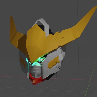 Mô hình đầu Gundam Barbatos cho Dummy 13 cực chất