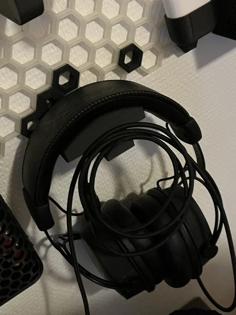 HSW - Móc treo tai nghe kèm giá giữ dây (cable holder) - Image 1