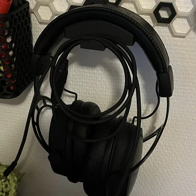 HSW - Móc treo tai nghe kèm giá giữ dây (cable holder)