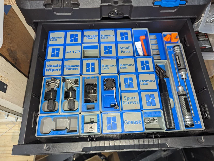 Đế ngăn kéo HART Stack System cho Gridfinity Bins (Baseplates) - Image 2