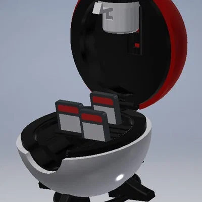 Hộp đựng game cart Nintendo Switch Pokéball