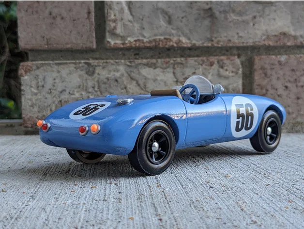 Mô hình in 3D xe đua cổ điển Ferrari 1952 Roadster tinh xảo - Image 2