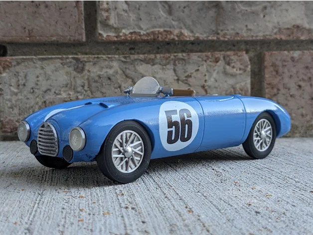 Mô hình in 3D xe đua cổ điển Ferrari 1952 Roadster tinh xảo - Image 7