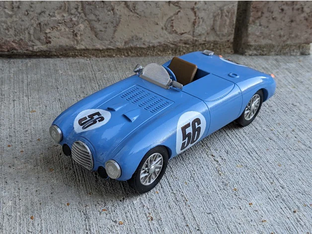 Mô hình in 3D xe đua cổ điển Ferrari 1952 Roadster tinh xảo - Image 9