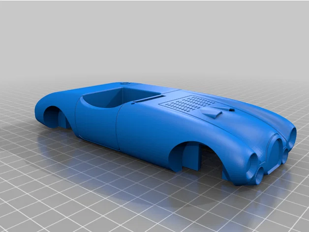 Mô hình in 3D xe đua cổ điển Ferrari 1952 Roadster tinh xảo - Image 14