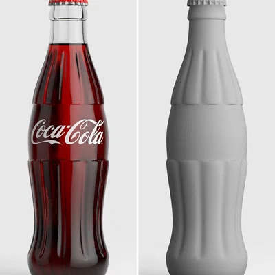Mô hình trang trí chai Coca-Cola cổ điển cho người yêu in 3D